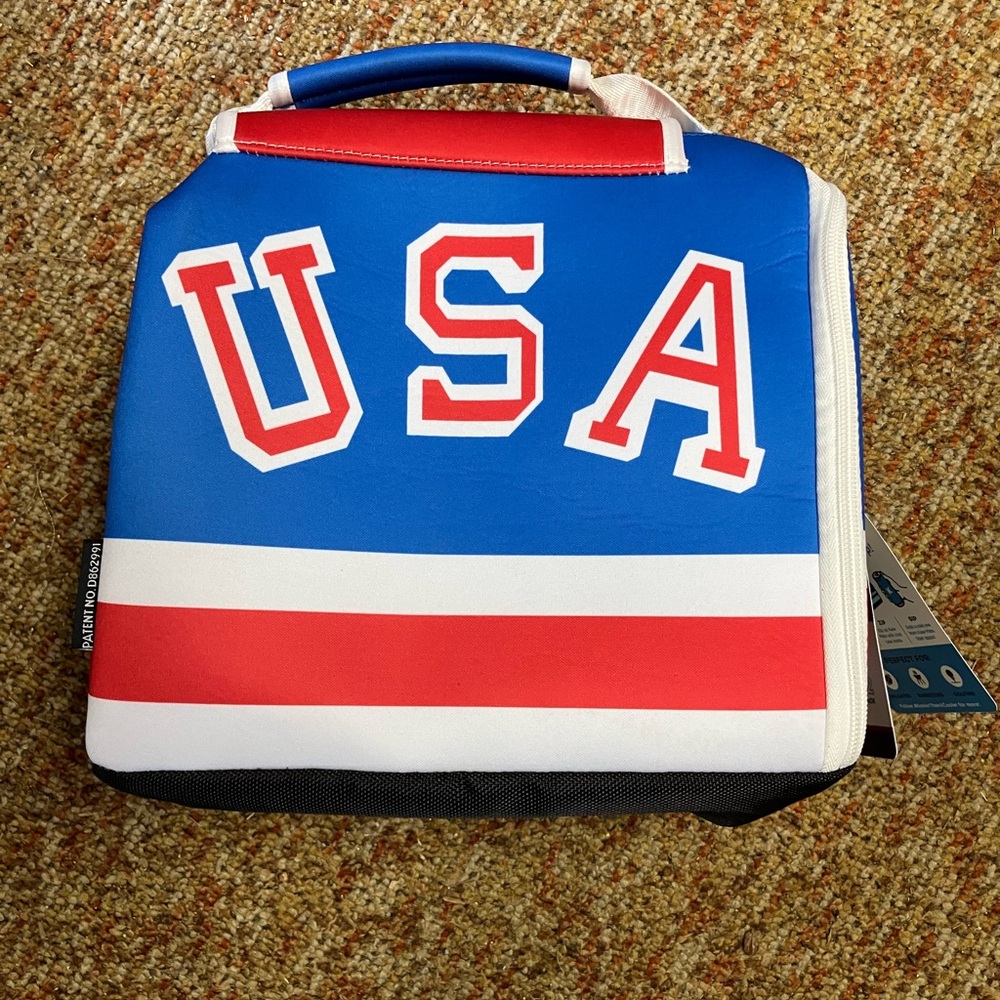 USA Themed Blue and Red Men's Bag